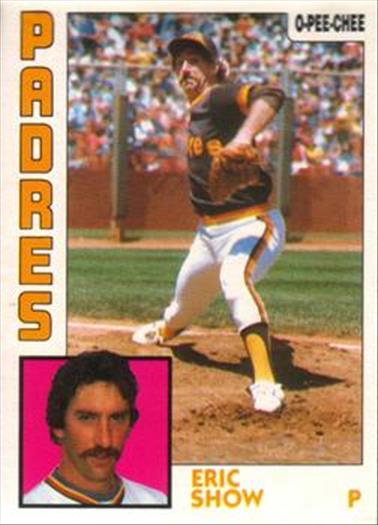 1984 O-Pee-Chee Baseball Cards 238     Eric Show